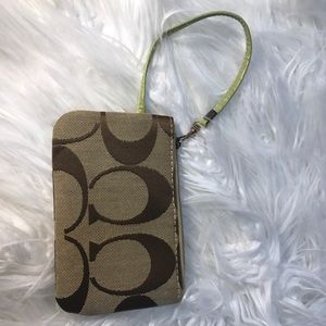 Coach wristlet.